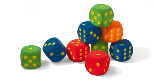 VOLLEY® Foam Dice # 160-W