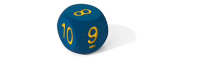 VOLLEY® Foam Dice # 160-W-002